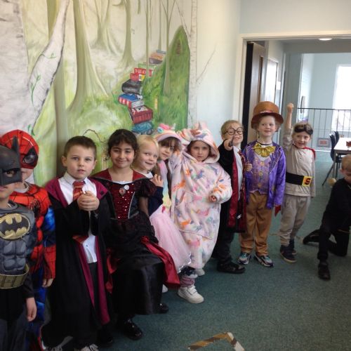 We dressed up as some of our favourite book characters for World Book Day.