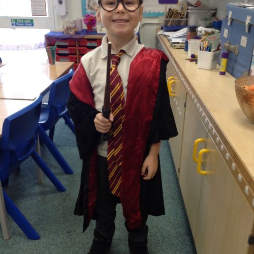 Harry Potter joined us for World Book Day.